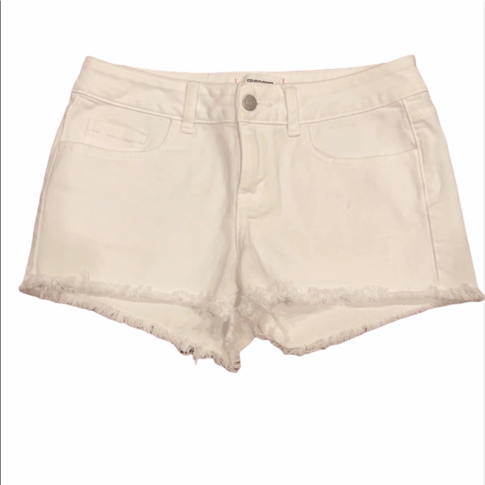 🔴 Victoria’s Secret PINK white Jean shorts 4